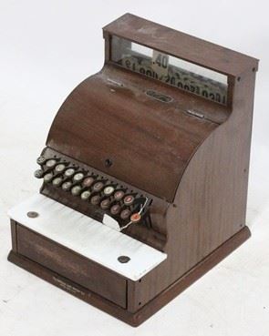 2391 - Vintage old country store cash register 17 x 13 1/2 x 15
