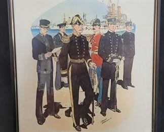 2902 - United States Navy 1898 by H Charles McBarron 16 x 20
