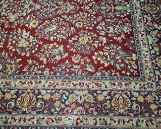 12 x 9 Vintage Floral Oriental Carpet