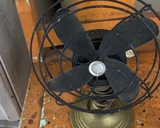 Vintage industrial fan.
