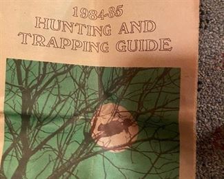 Hunting & Trapping guides, many!