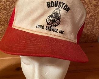 Vintage snap back Houston Ting Service Inc. hat