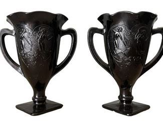 Black Amethyst Vases