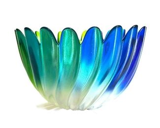 Vibrant Glass Bowl