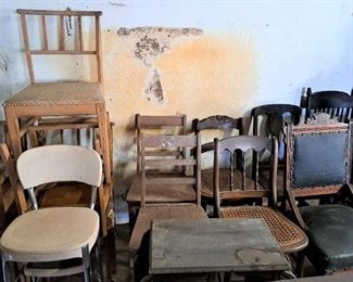 VARIEITY OF CHAIRS AND STOOLS