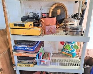 GAMES, PHOTO EQUIPMENT, WAFFEL IRONS ++