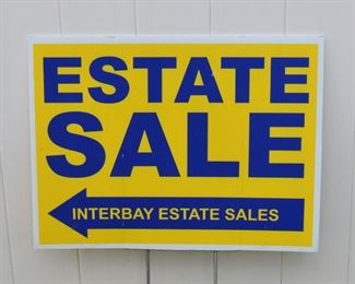 FOLLOW THESE SIGNS TO THE SALE