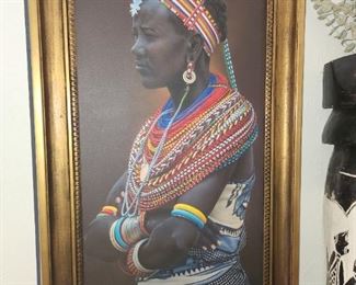 The Samburu tribe traditional wear...Kenya by Daniel Smith - numbered. 