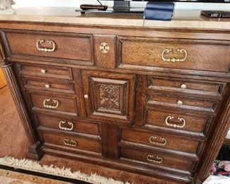 Very Large Highboy Dresser/Cabinet