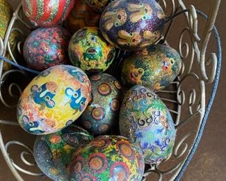 Hand painted eggs