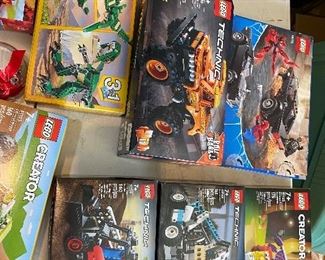 Lego kits. 