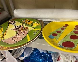 Cool plates by Art by the Tracks artists.