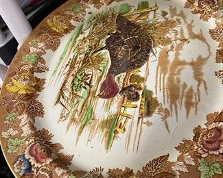 Wood's Porcelain turkey platter.