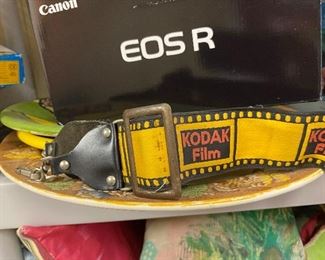 That is a cool Kodak camera strap.