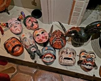 Some of the ethnic masks we have