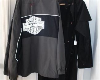 Harley-Davidson items.