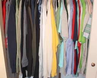 Men's clothing mostly XL sizes.