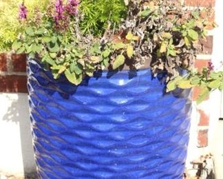 We have a large amount of larger decorative planters.