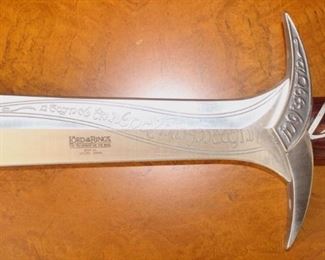 Lord of the Rings sword.