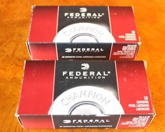 Federal ammunition full boxes.