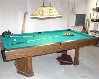Brunswick billiard table model H J.