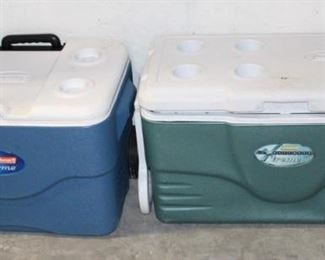 Large coolers.