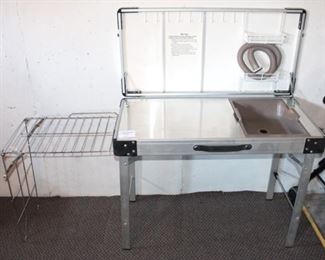 Coleman kitchen camp table.