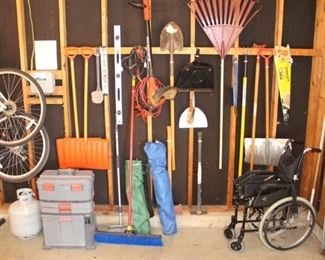 Gardening tools and more.