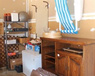 Chair cushions, freezer chest, entertainment cabinet and more.