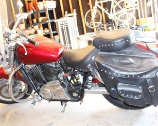 2004 Honda Shadow Sabre motorcycle 35,000 miles. Client hasn't driven it for some time and does not start. Unsure of cause. Sold AS-IS.