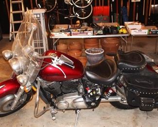 2004 Honda Shadow Sabre motorcycle 35,000 miles. Client hasn't driven it for some time and does not start. Unsure of cause. Sold AS-IS.