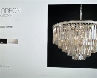 Restoration Hardware Chandelier Please call Jan for more information on this item.