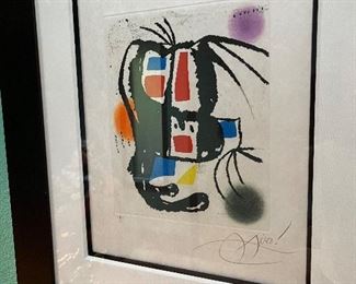 Joan Miro signed