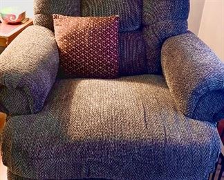 Very large brown recliner