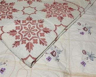 Handmade stitched quilts 