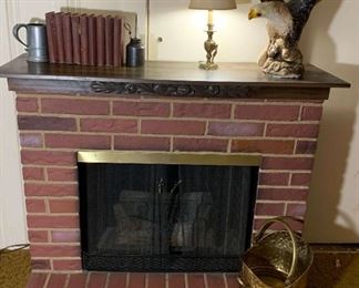 Vintage electric fireplace 