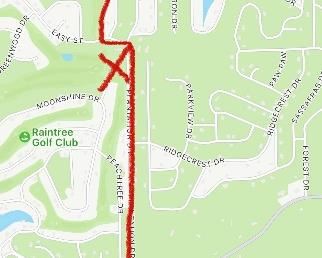 Here is the map of how to get to the house off of HWY B near the gas station and Raintree Plantation entrance. If you arrive before 8, park in the lot where the X is marked. You will need to keep track of your own order of arrival at that point. No fighting please.
