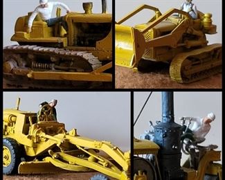 Scale models, set of 5 construction machines