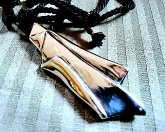 Modern Art STERLING brooch/pendant