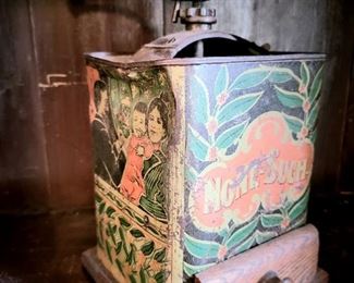 Antique advertising collectible NONE-SUCH Coffee Grinder #10