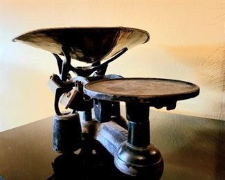 Antique Iron Shop Scale $75 or bid #14