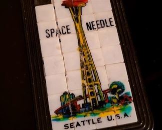 1962 Century 21 World's Fair SEATTLE Space Needle souvenir puzzle