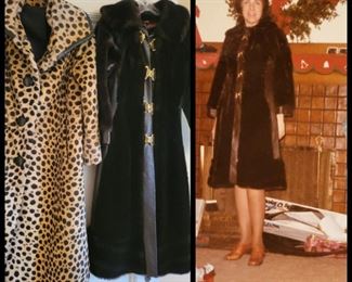 Faux Leapord Fur coat from MODELIA #62
Faux Fur and leather coat from imagnin CA. 1971 #61