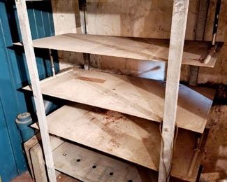 5 SOLID Heavy Steel Shelves $95 or bid #48