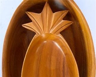 Hawaiian Wood Pineapple Bowls