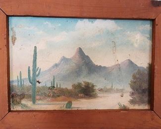 nice old painting, tourist piece