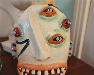 Ugly head jug by Carl Block