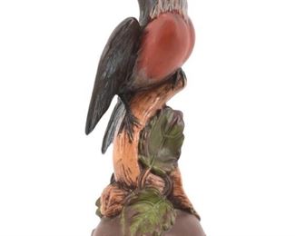 Vintage Ceramic Robin Sculpture
