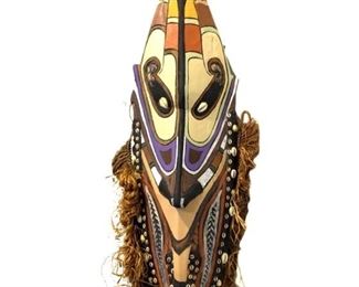 Vintage Wooden Tambanum Village Mask