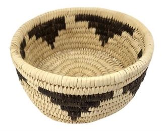 Handwoven Papago Native American Basket